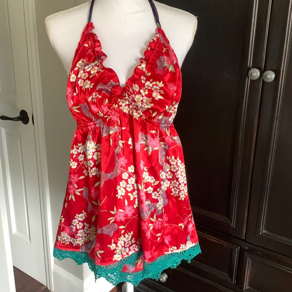 NWT SILK halter size s fresh karma